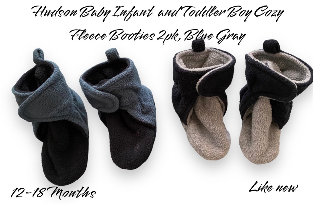 Hudson Baby Cozy Fleece Booties Babies Kids Babies Kids
