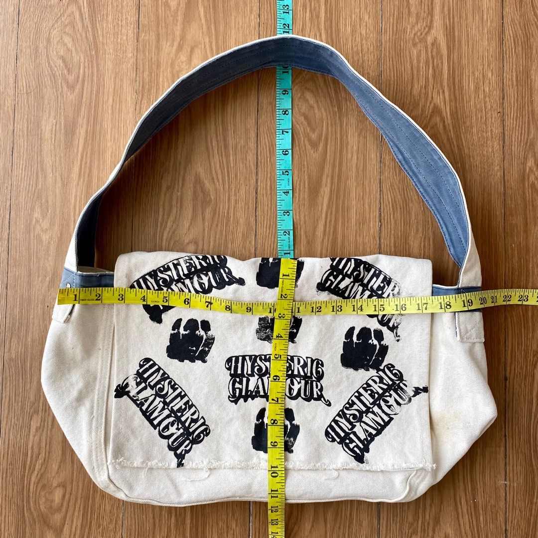 Hysteric Glamour Newspaper Bag Custom Stencil By AIE Handcraft  