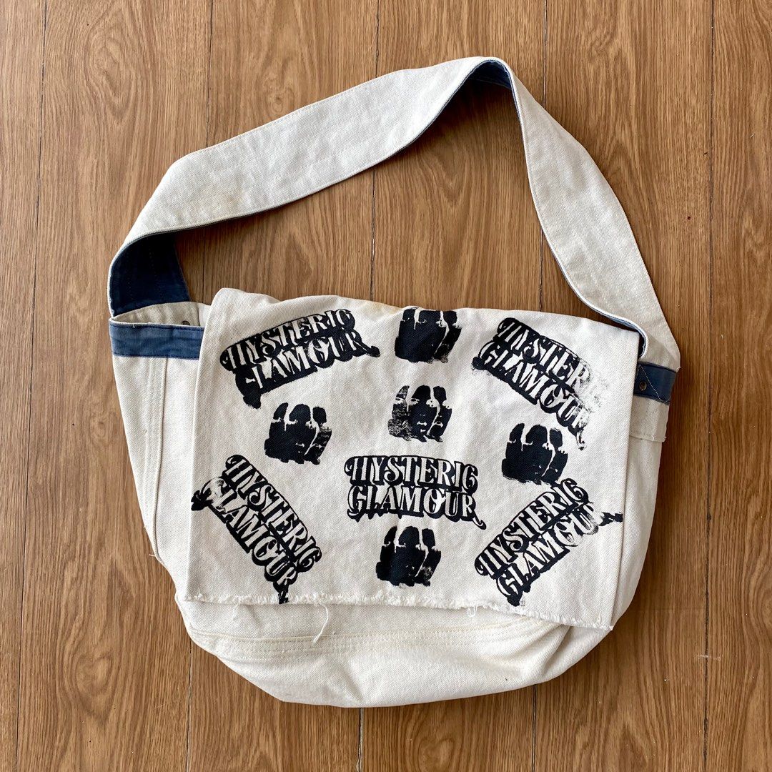 Hysteric Glamour Newspaper Bag Custom Stencil By AIE Handcraft  