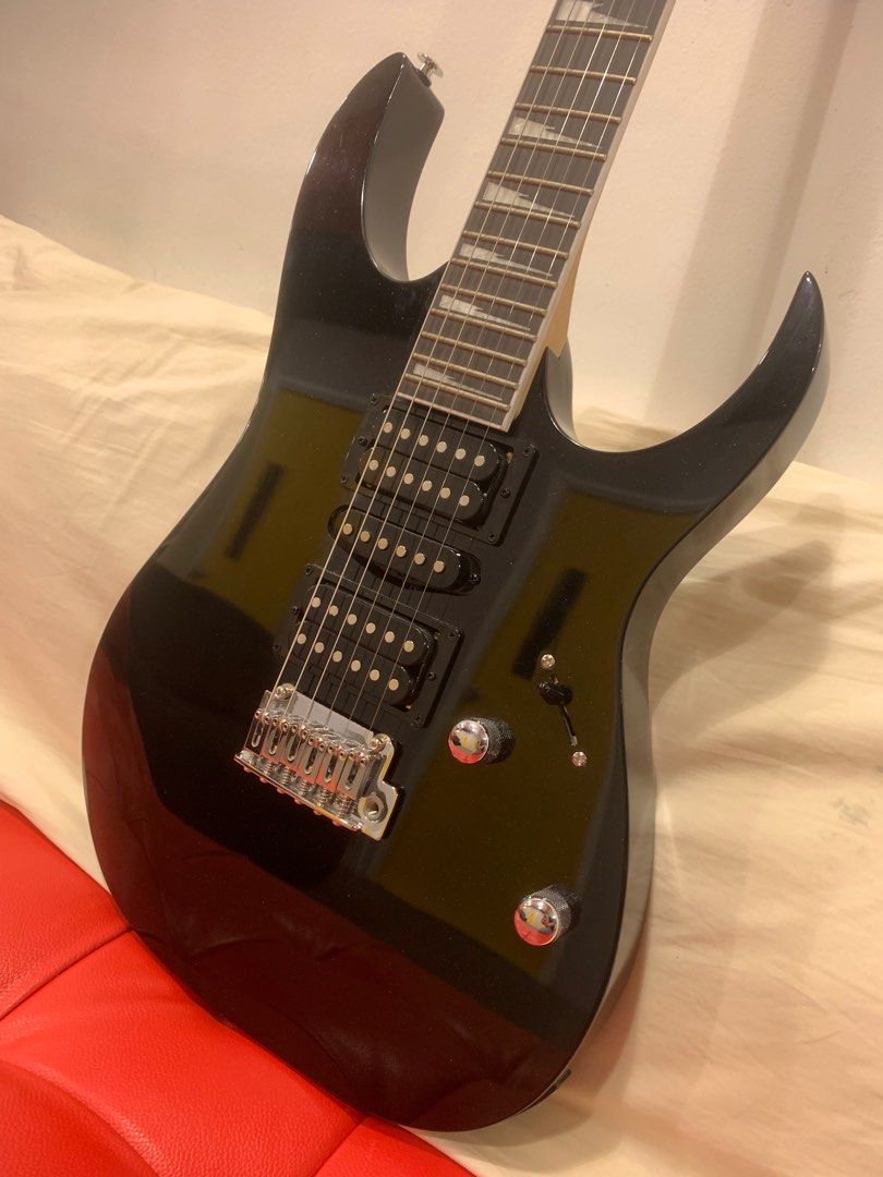 Ibanez GIO GRG170DX BKN Electric Guitar, Hobbies & Toys, Music & Media,  Musical Instruments on Carousell