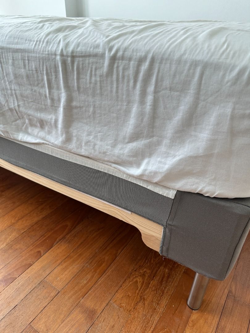 IKEA Bed (Espevar + Hyllestad), Furniture & Home Living, Furniture, Bed