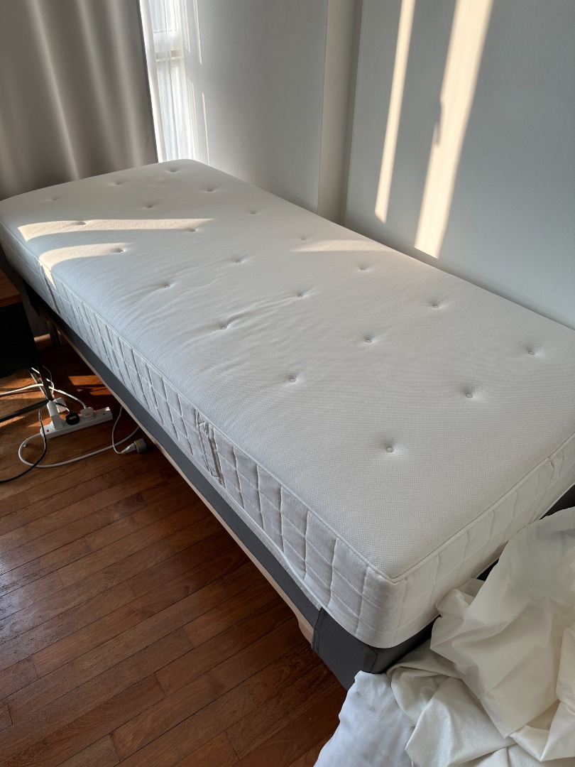 IKEA Bed (Espevar + Hyllestad), Furniture & Home Living, Furniture, Bed