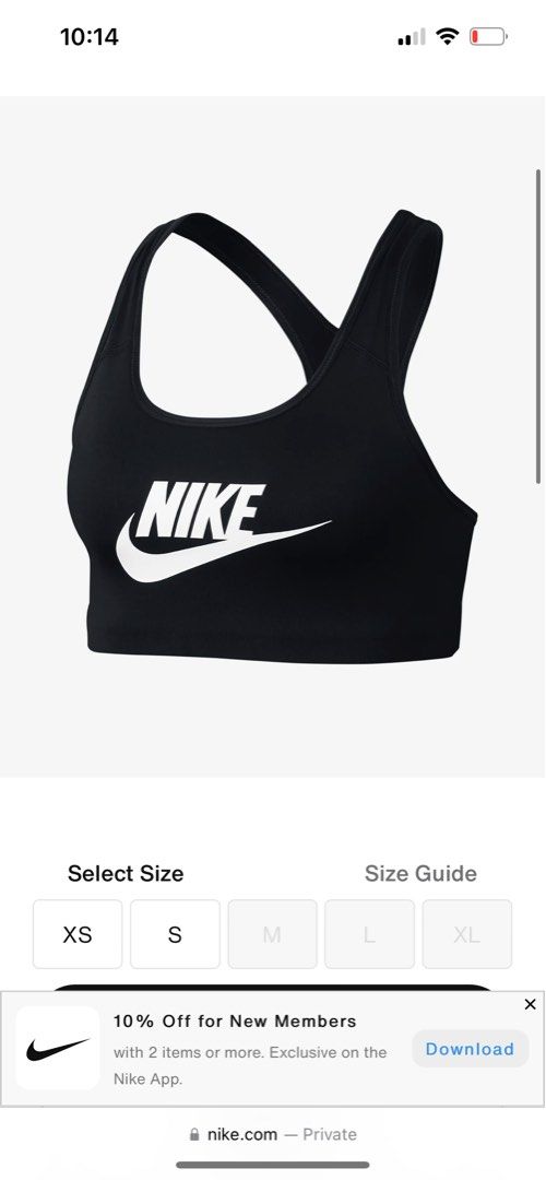 inc post] Nike sport bra, Women's Fashion, Activewear on Carousell