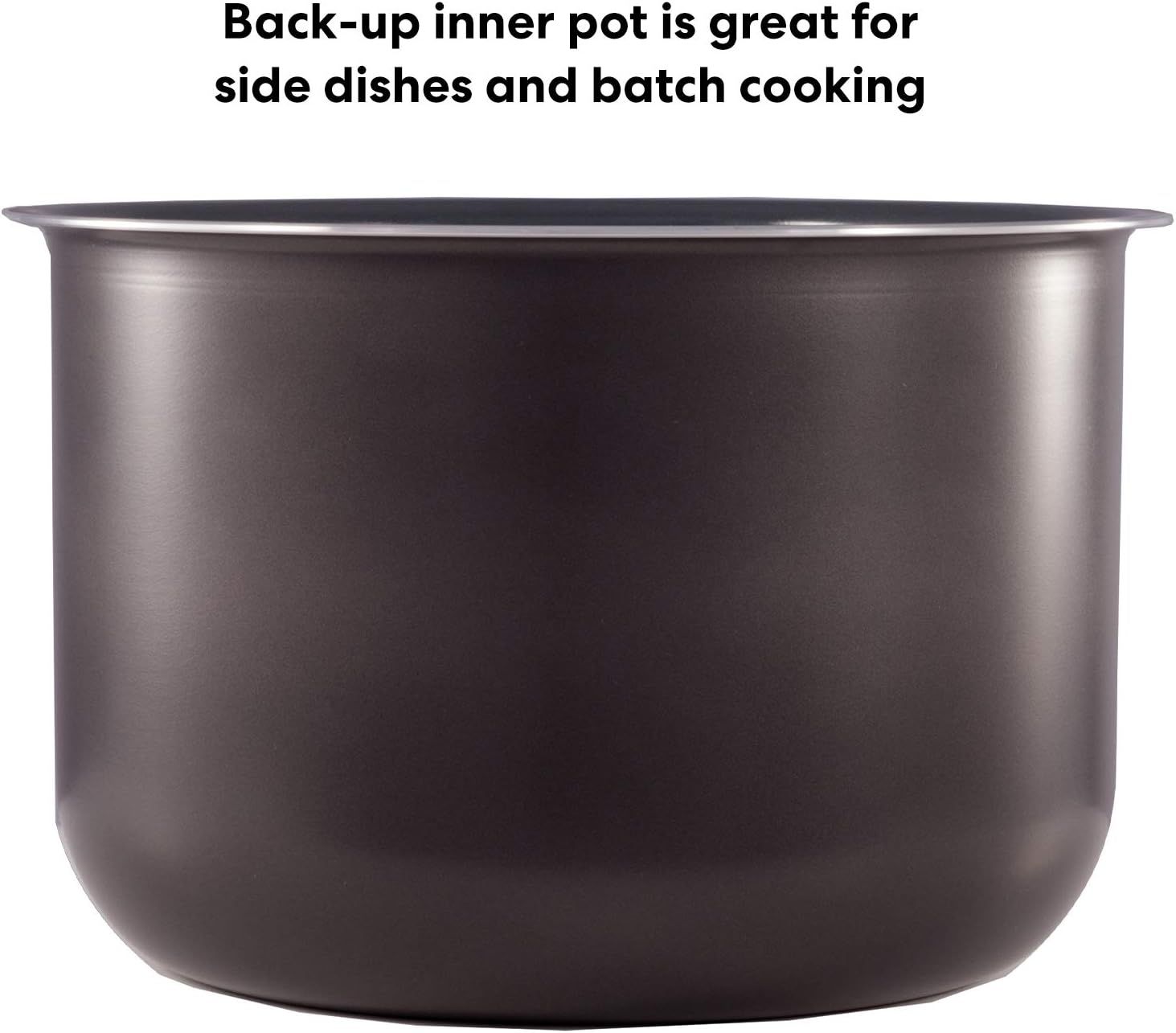 Instant Pot 6 Qt Ceramic Non stick Interior Coated Inner Cooking Pot Black 6 qt ceramic inner pot TV Home Appliances Kitchen Appliances Cookers on Carousell