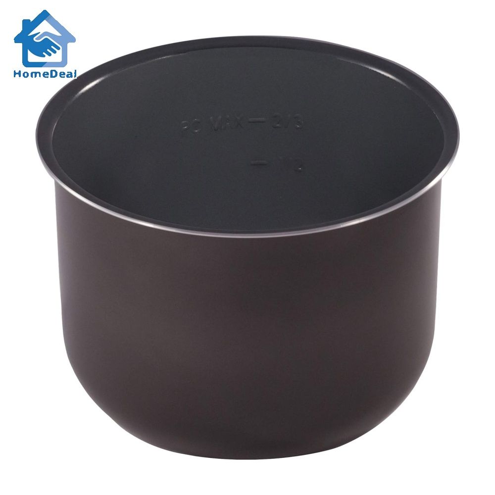 Instant Pot Ceramic Non-Stick Interior Coated Inner Cooking Pot - 3 Quart,  Black 