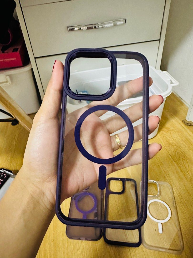 iPhone 14 Pro Max Cases (Take ALL) (Category: iPhone 14 Series) located in Las Pinas. Submitted by lm1205 (Listing ID 1259444368, Image 1). Description: For iPhone 14 pro max • Selling all my cases for 1K ONLY 🥰 • Magsafe is working • All in good condition • Yung 2 diyan, hindi pa nagamit PM for sure buyers 📩.