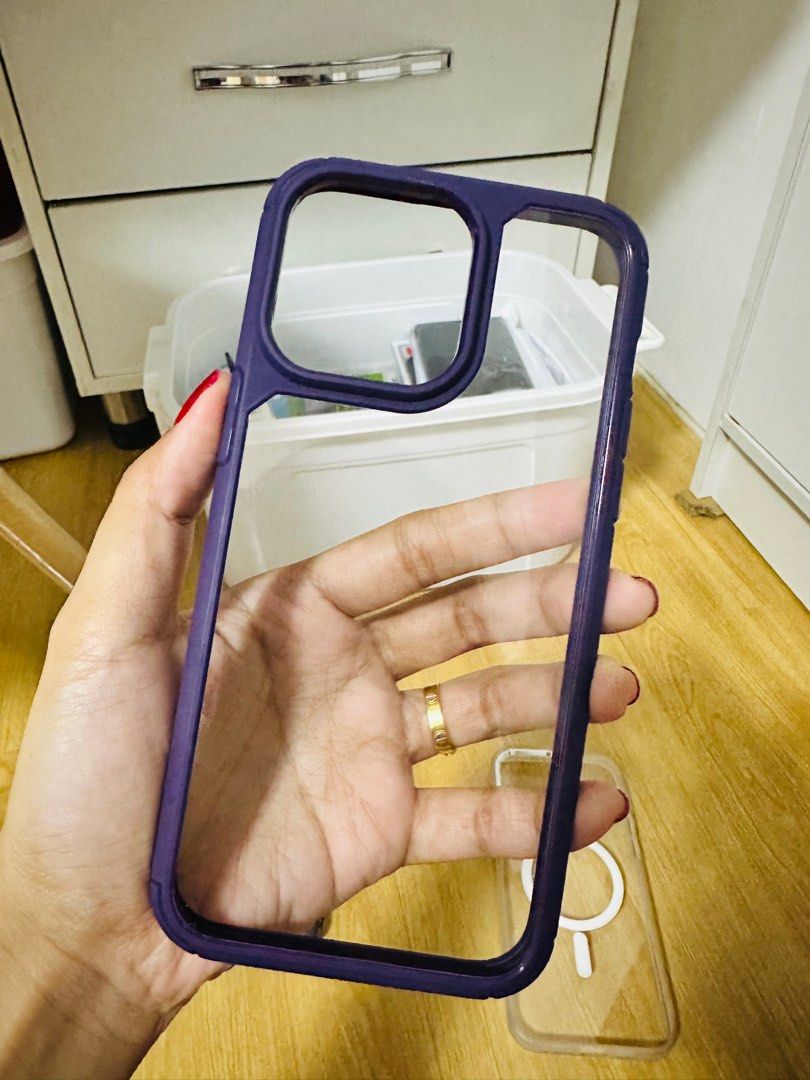 iPhone 14 Pro Max Cases (Take ALL) (Category: iPhone 14 Series) located in Las Pinas. Submitted by lm1205 (Listing ID 1259444368, Image 3). Description: For iPhone 14 pro max • Selling all my cases for 1K ONLY 🥰 • Magsafe is working • All in good condition • Yung 2 diyan, hindi pa nagamit PM for sure buyers 📩.