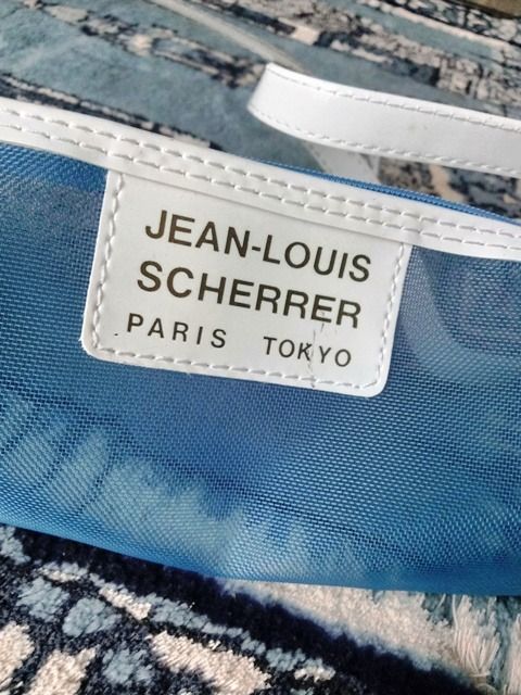 Foulard Carré Jean-Louis Scherrer Paris - 90x91 Cm, Motifs Arabesques, 100% Polyester