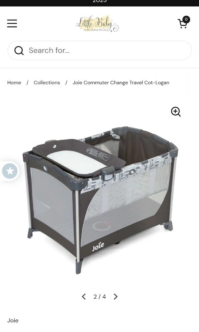 Joie commuter change portacot hot sale