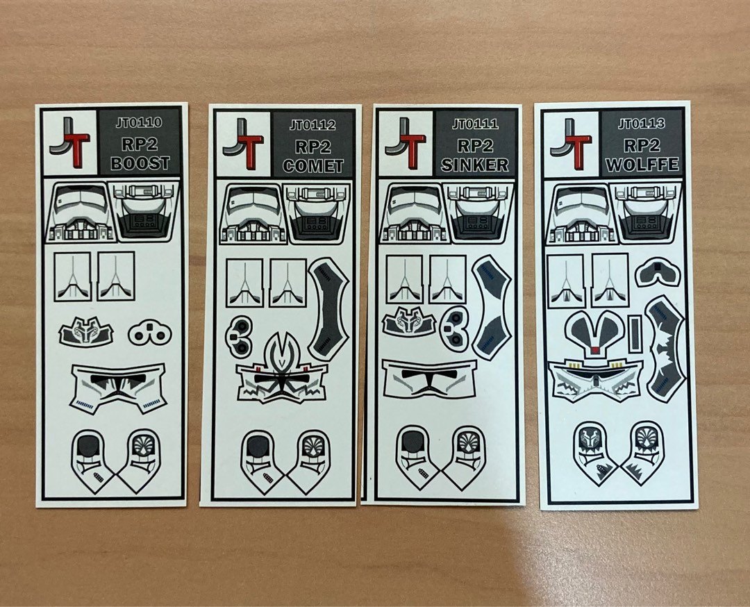 Lego star wars clone trooper decals sales