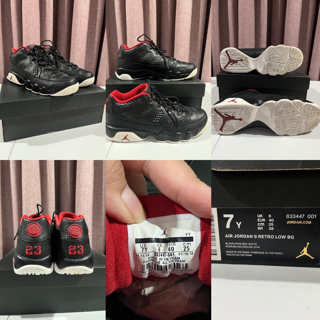 Jordan 9 Retro Low Bred