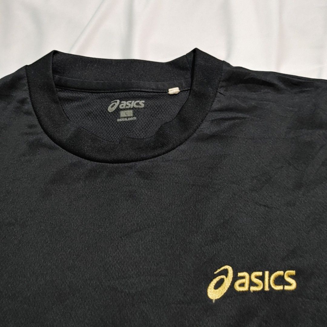 JUAL KAOS JERSEY OLAHRAGA ASICS HITAM KEREN MAKSIMAL ORIGINAL PRIA WANITA MURAH VIRAL BERKUALITAS