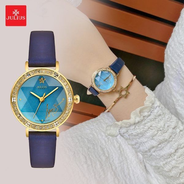 Ladies watch shop blue colour