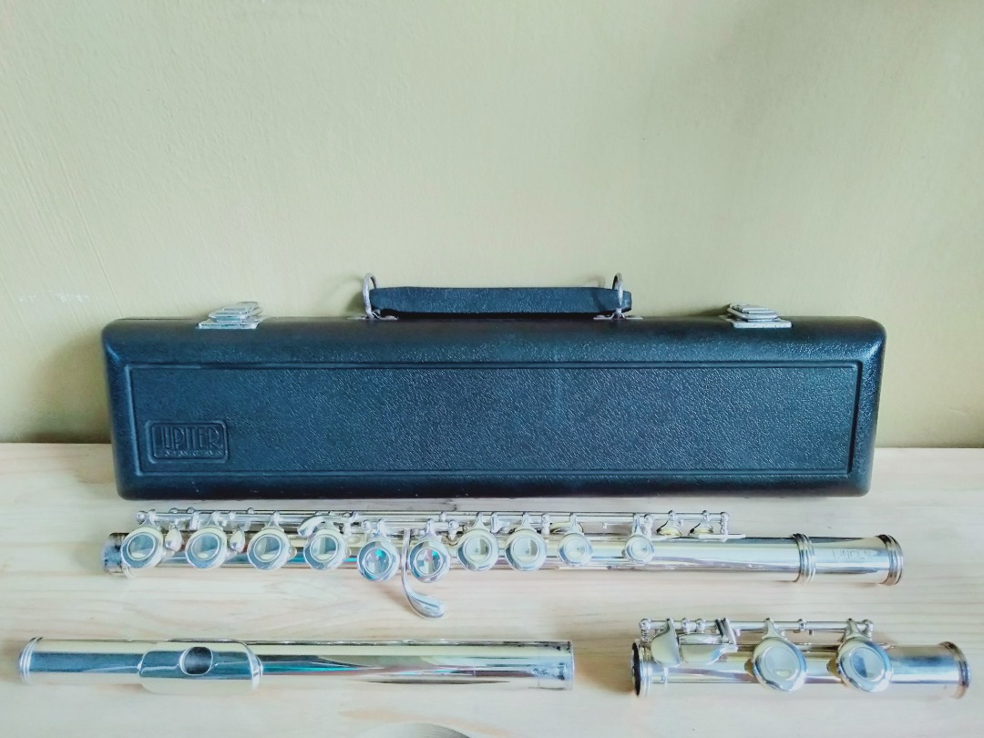 JUPITER (KHS) FLUTE SILVER PLATED, Hobbies & Toys, Music & Media