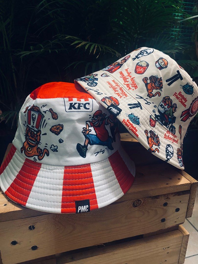 Kfc shop bucket hat
