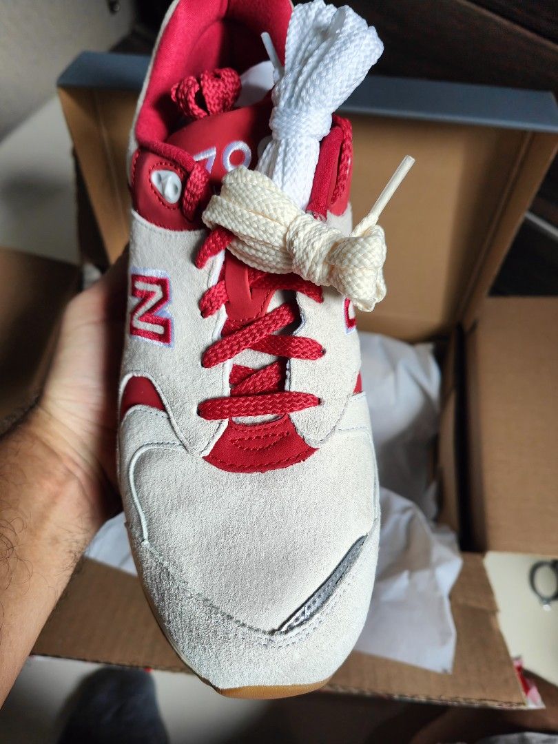 Kith x New Balance CM1700 'Marshmallow', Men's Fashion, Footwear