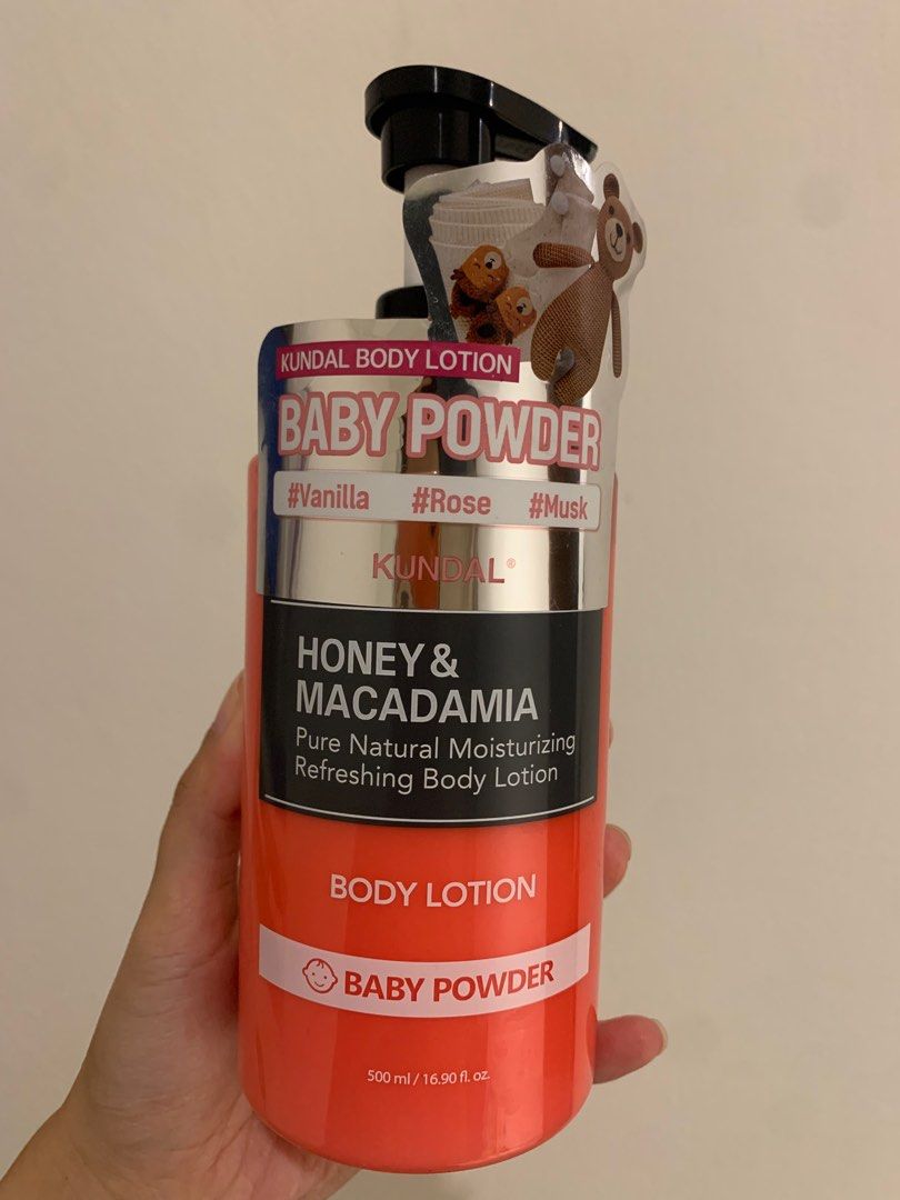 Kundal Body Lotion Baby Powder Haechan NCT, Kesehatan & Kecantikan, Kulit, Sabun & Tubuh di