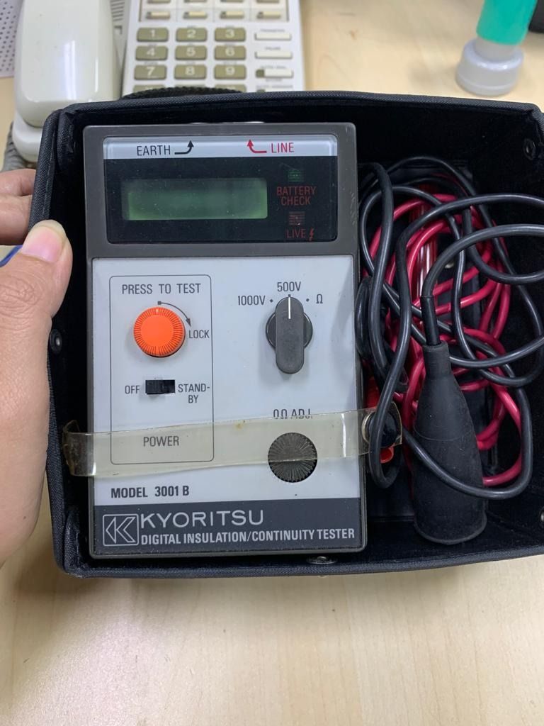 Kyoritsu Insulation Resistance Tester 3001B, TV & Home Appliances