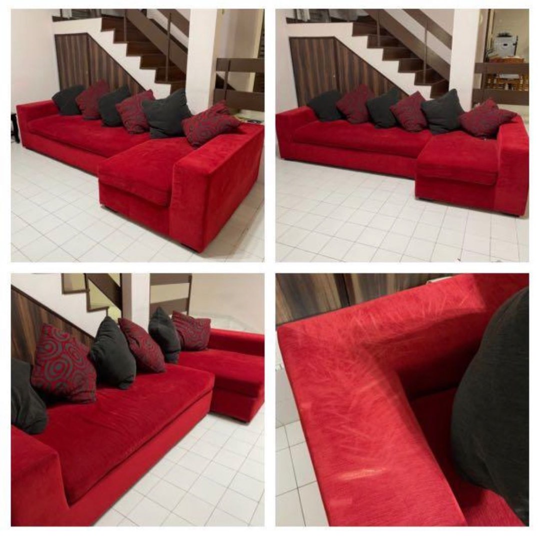 L Shape Sofa, Furniture & Home Living, Furniture, Sofas on Carousell