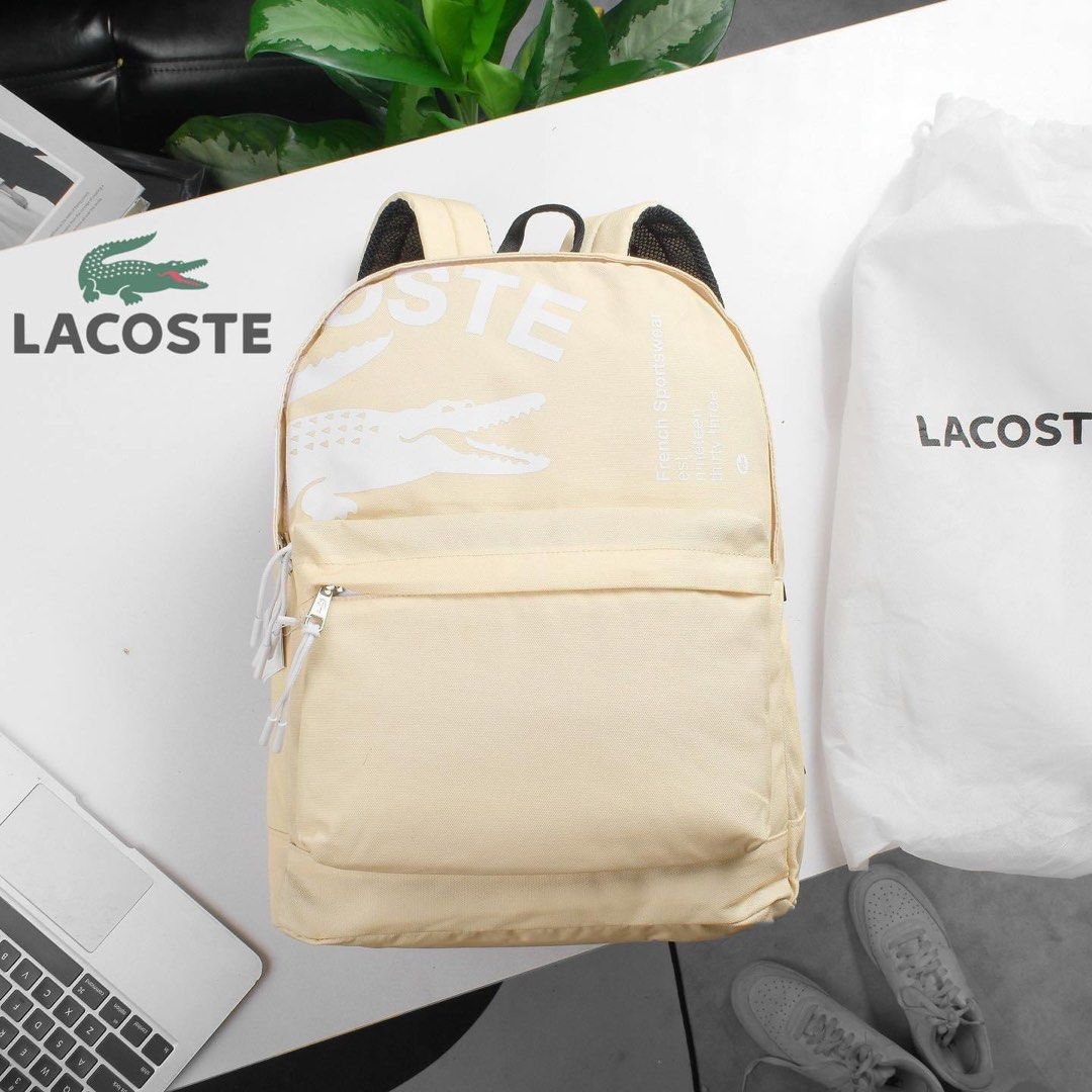 Original Lacoste Backpack, Luxury, Bags & Wallets on Carousell