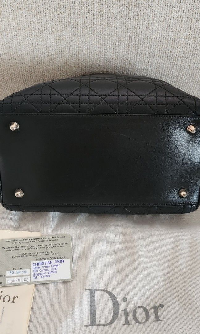 Vintage lady dior no serial number cheap