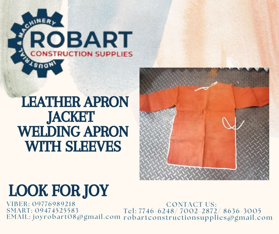 LEATHER APRON JACKET WELDING APRON WITH SLEEVES, Commercial & Industrial, Construction Tools
