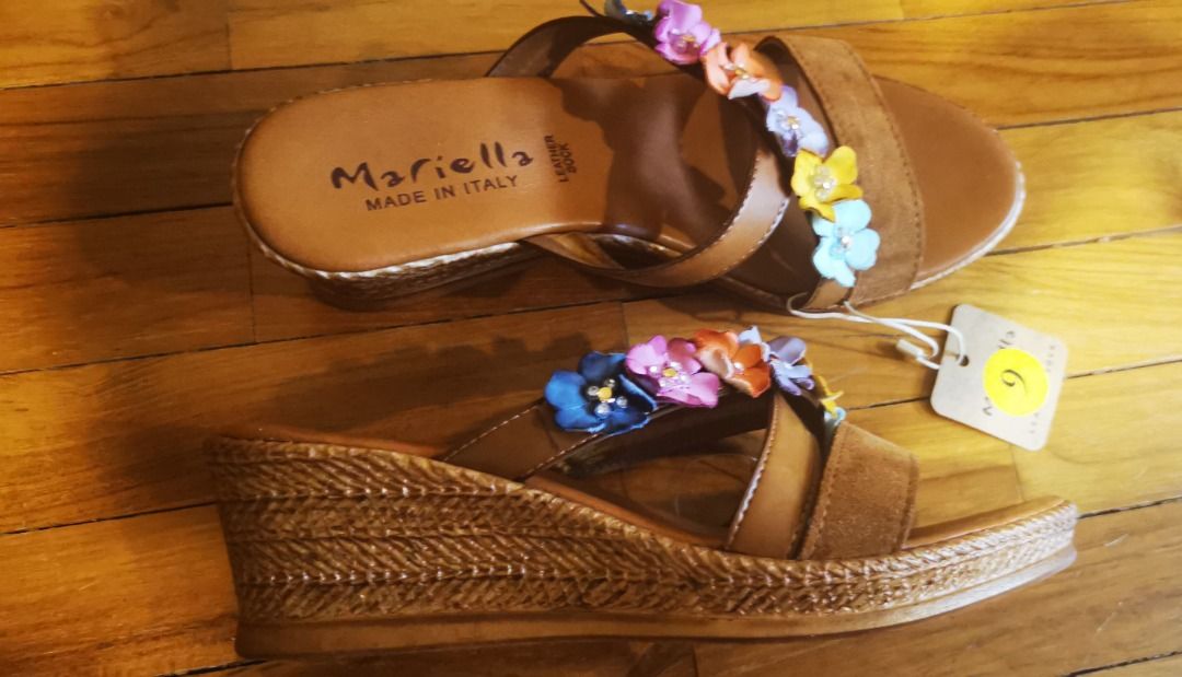 Mariella leather sandals deals