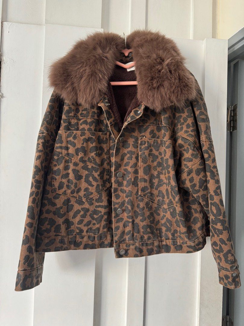 Leopard coat sportsgirl store