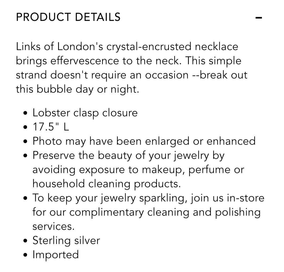 Links of London Necklace