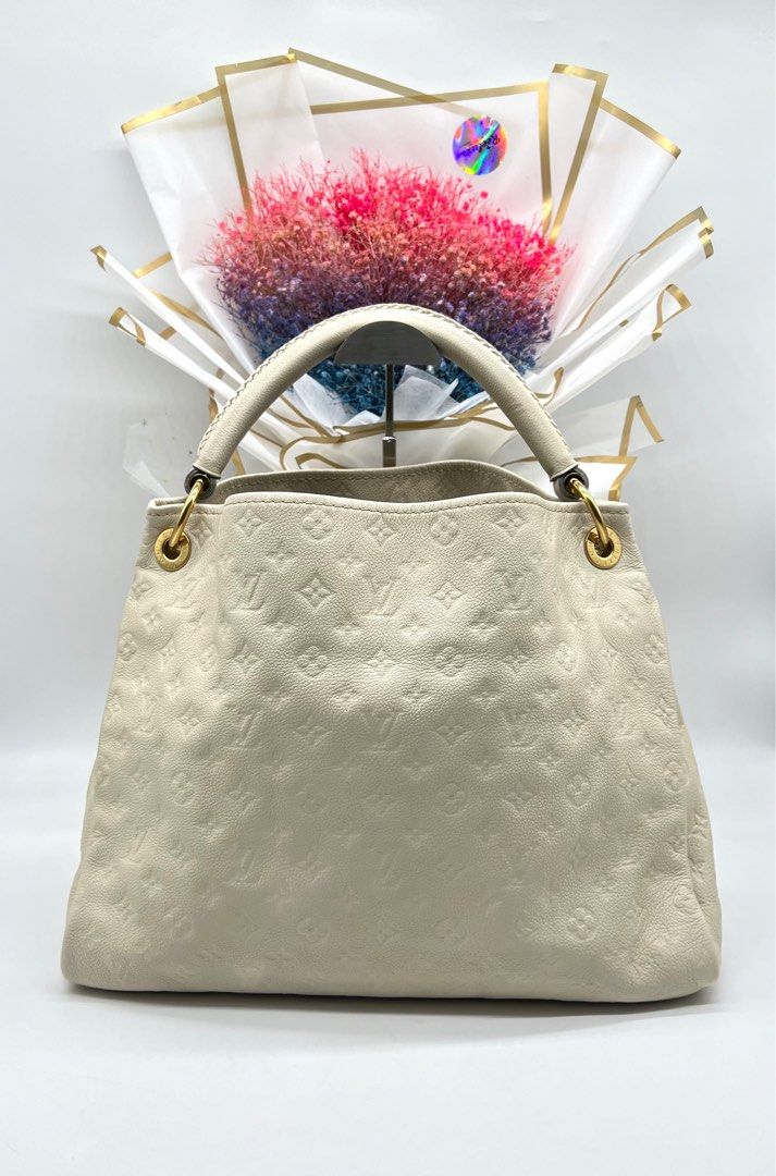 Louis Vuitton Artsy Handbag Monogram Empreinte Leather MM, Luxury