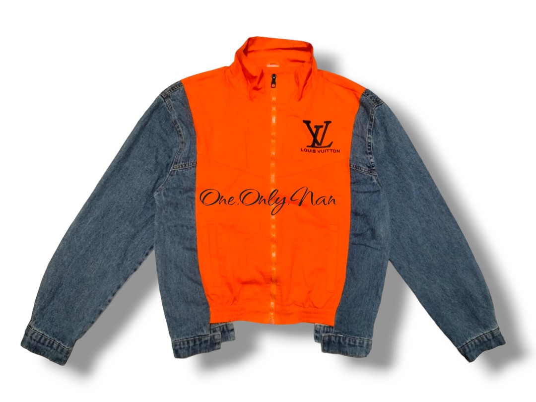 Louis Vuitton Orange Sweater, Men's Fashion, Coats, Jackets and Outerwear  on Carousell