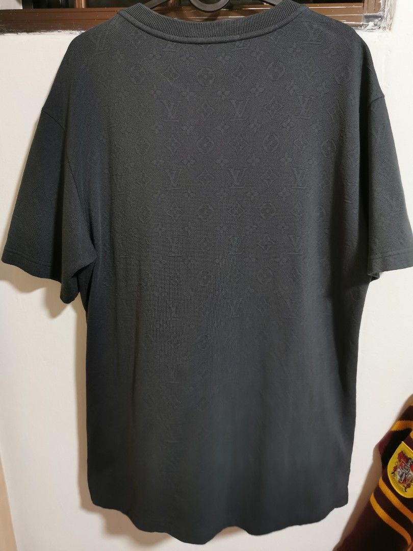 Louis Vuitton Orange Cotton 3D Pocket Detail Crewneck T-Shirt S
