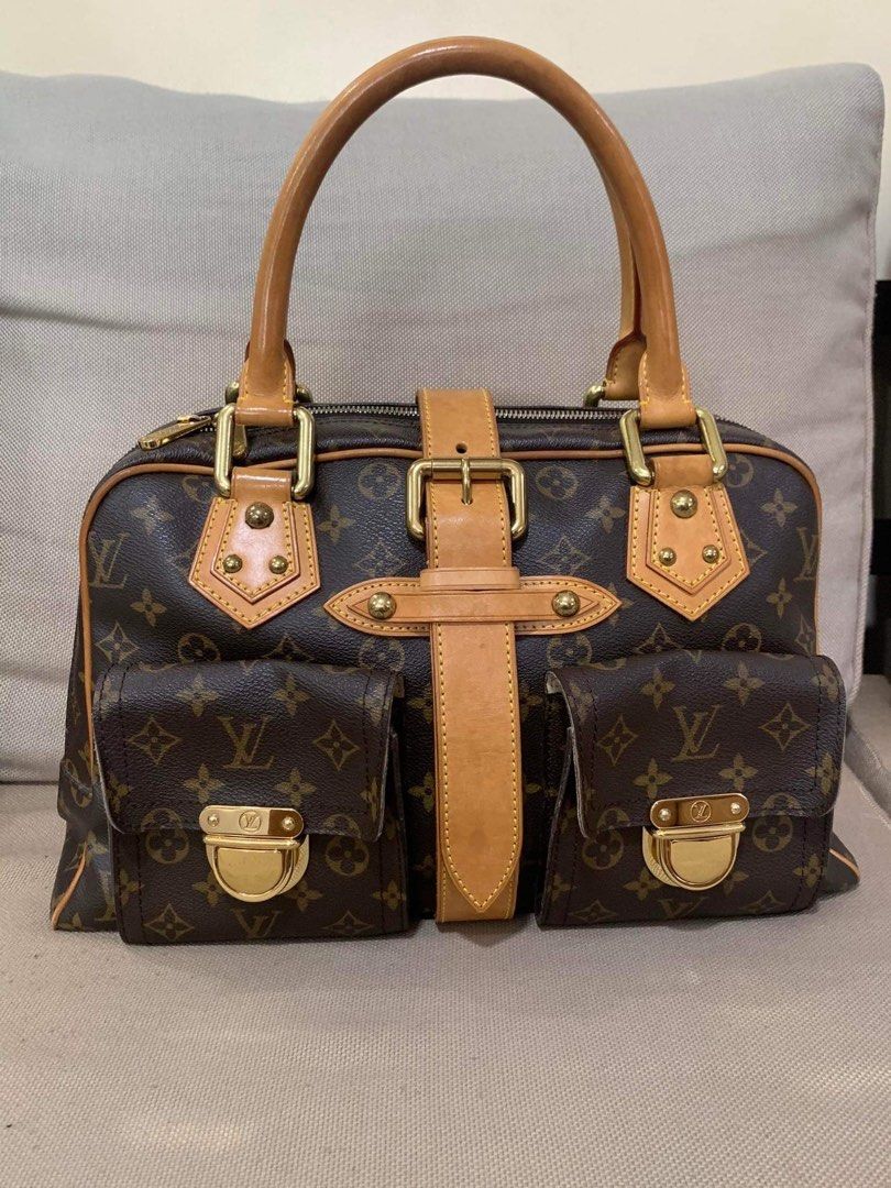 LV Manhattan GM Shoulder Bag (100% authentic), Luxury, Bags & Wallets on  Carousell