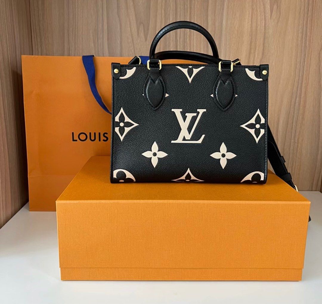 Louis Vuitton Cream empreinte leather tote, Luxury, Bags & Wallets on  Carousell