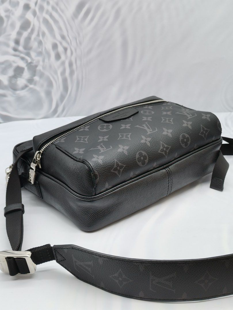 Louis Vuitton Outdoor Messenger Monogram Taiga Leather Bag
