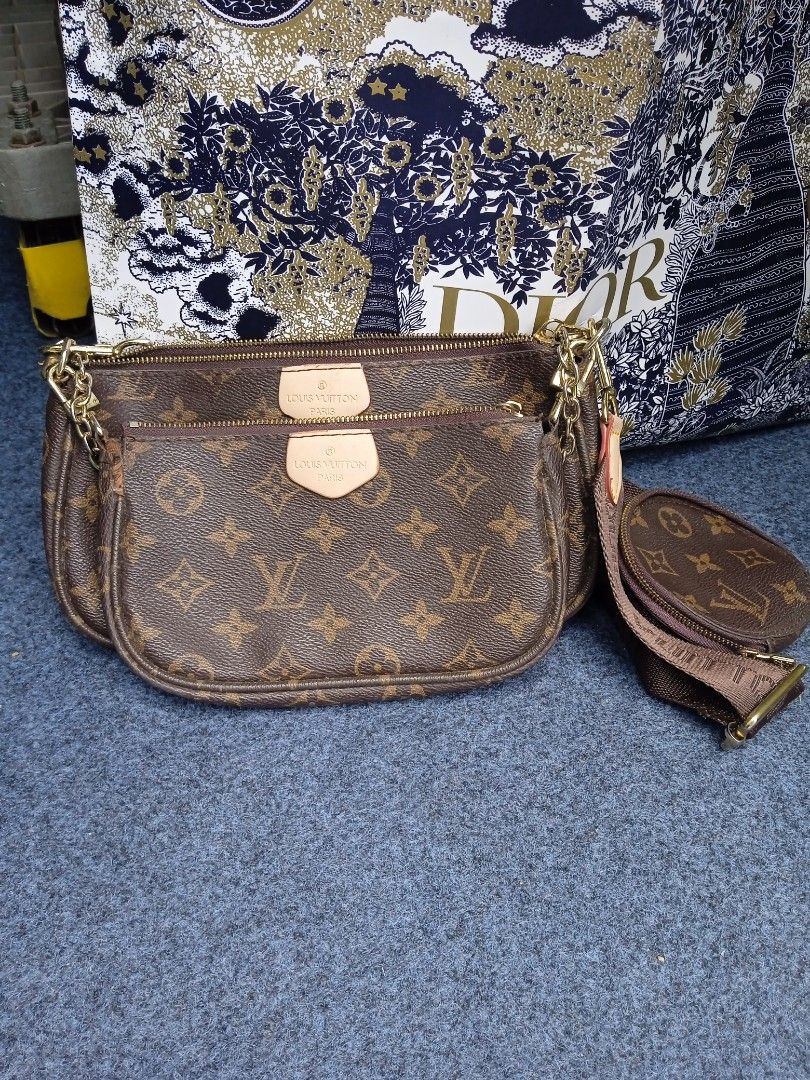 Louis Vuitton tricot triangle bag, Luxury, Bags & Wallets on Carousell