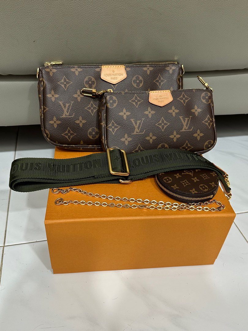 LV Multi Pochette Accessoires in Rose Clair, Luxury, Bags & Wallets on  Carousell