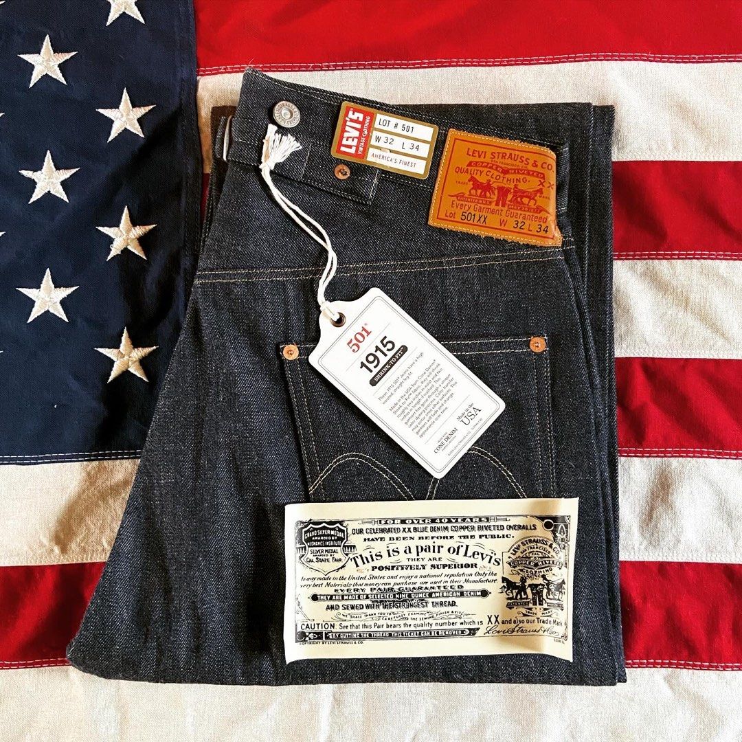 🇺🇸Made in USA Rare! Levi's Vintage Clothing 1915 15501-0008