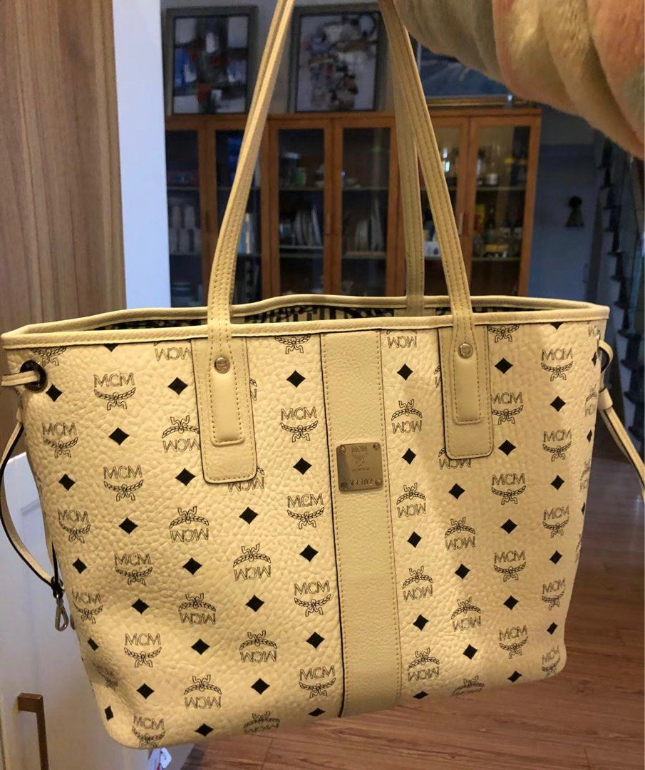 MCM double sided tote Women s Fashion Bags Wallets Shoulder