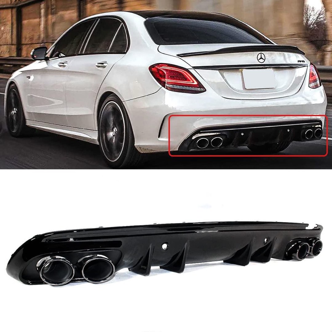Mercedes w205 rear diffuser store