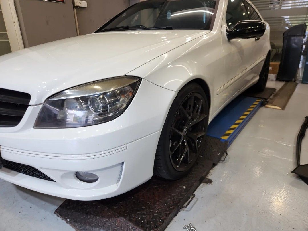 MercedesBenz W203 CLC180 Change Original Engine Mounting & Gearbox