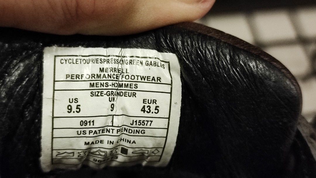 Espresso merrell on sale performance footwear