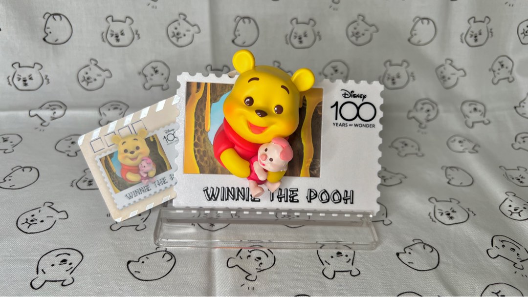 ❗️現貨❗️pooh 史迪仔巴斯光年miniso 迪士尼100週年盲盒郵票, 興趣