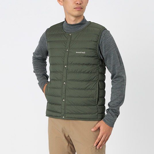 Montbell Superior Down Round Neck Vest Men s 1101670 mont bell