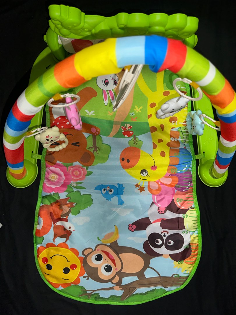 Music Rack Play Mat with Piano Keyboard Gym, Babies & Kids, Infant