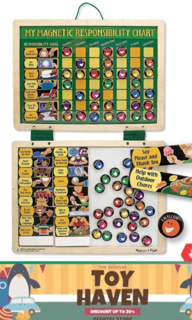 My responsibility chart, Hobbies & Toys, Toys & Games on Carousell