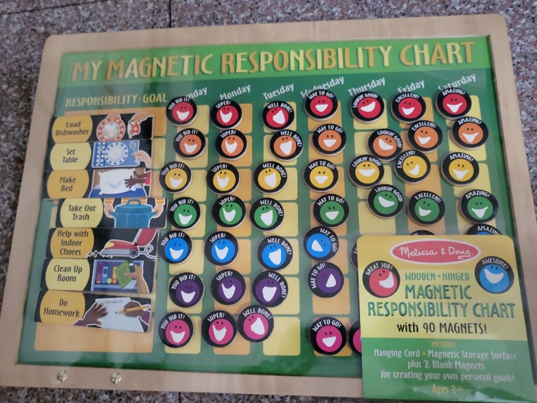 My responsibility chart, Hobbies & Toys, Toys & Games on Carousell