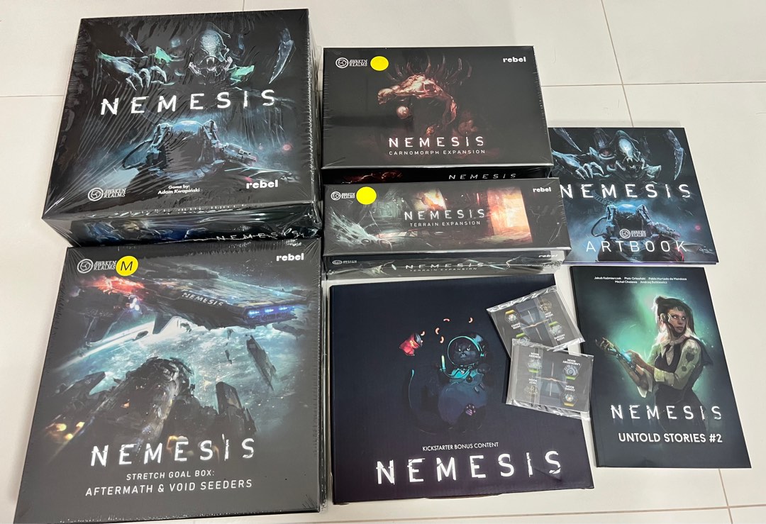 Nemesis +expansion kickstarter, Hobbies & Toys, Toys & Games on Carousell