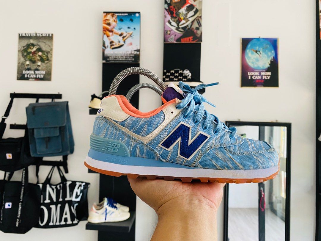 New balance 574 top silver mink
