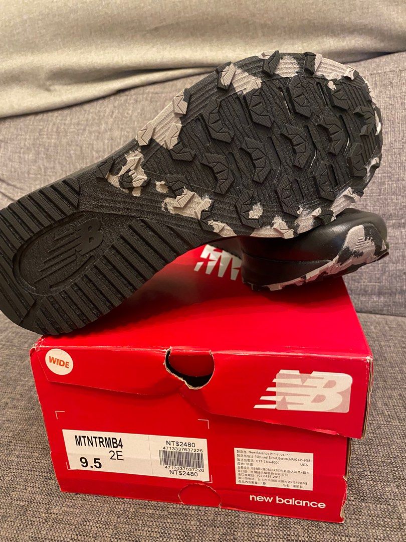 NEW BALANCE 男mtntrmb4 輕量越野慢跑鞋不議價, 他的時尚, 鞋類, 運動鞋、球鞋在旋轉拍賣